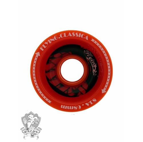 Roda Flying Wheels Classica Vermelha 68mm