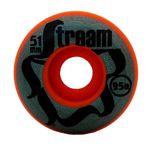 Roda para Skate Stream 51mm Laranja