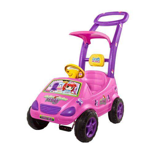 Roller Baby Versátil Mex Carrinho Rosa Magic Toys MAT-1035