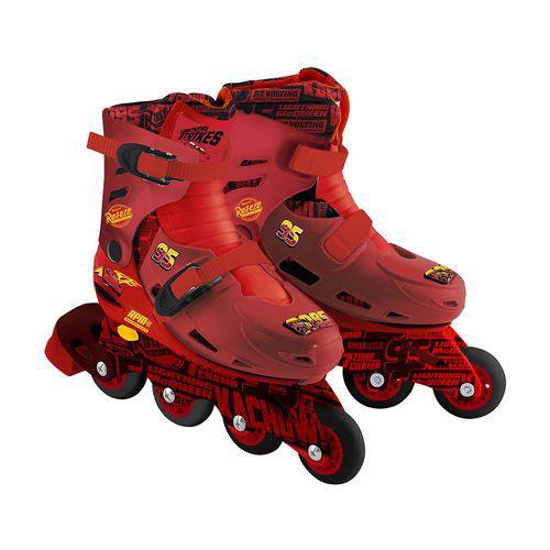 Roller Infantil Carros com Kit Esportivo Tamanho 33 a 36 Dtc