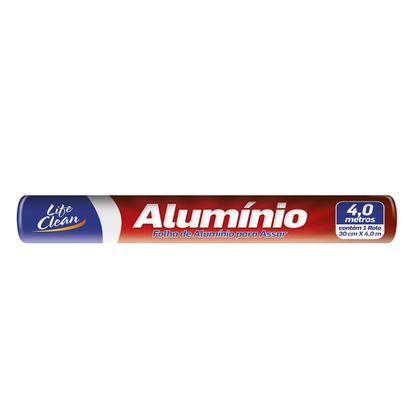 Rolo de Alumínio 30cm X 4m Life Clean