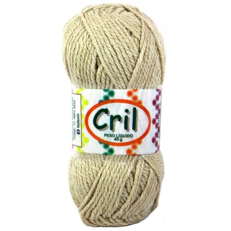 Rolo de Lã Cril 40g - Marrom