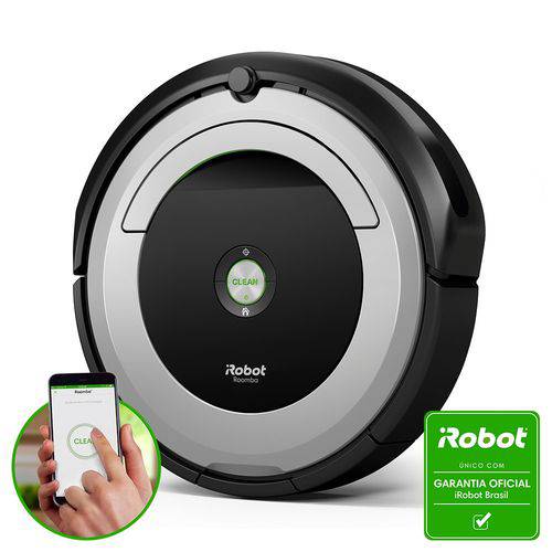 Roomba 690 - Robô Aspirador de Pó Inteligente Bivolt IRobot
