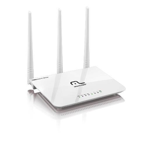 Roteador Multilaser Wireless 300mbps 2.4ghz 3 Antenas 5dbi Re163
