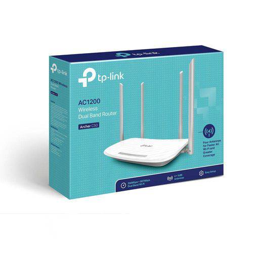 Roteador Tp-link Archer C50 Dual Band Wireless Ac 1200mbps - Tpn0011
