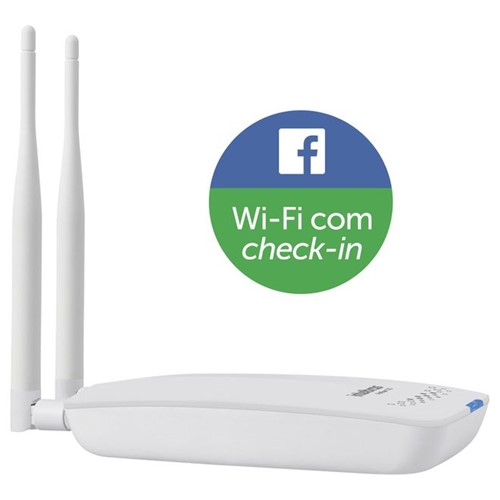 Roteador Wireless com Check-In no Facebook HotSpot300 Intelbras