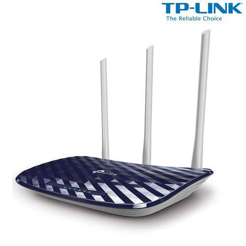 Roteador Wireless Tp-Link Archer C20, 2.4GHz (11N) e 5.0GHz (11AC), 3 Antenas e Protocolo IPV6