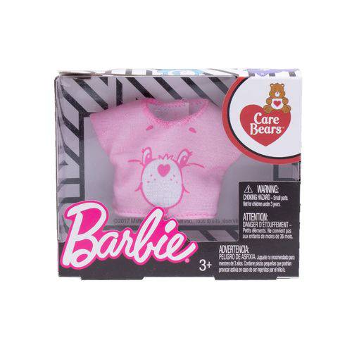 Roupa Barbie Blusa Licenciada Ursinhos Carinhosos FYW84 Rosa - Mattel