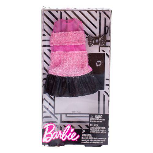 Roupa Barbie FAB FXG58 Vestido Rosa - Mattel