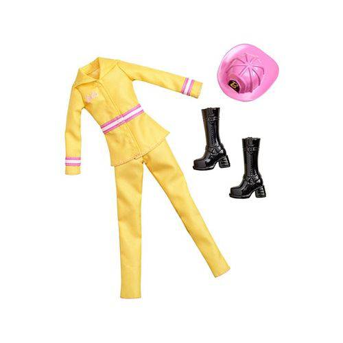 Roupa Barbie Profissões Bombeiros - Mattel