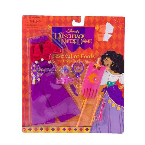 Roupa Boneca Esmeralda Festival Of Fools o Corcunda de Notredame 3 - Mattel