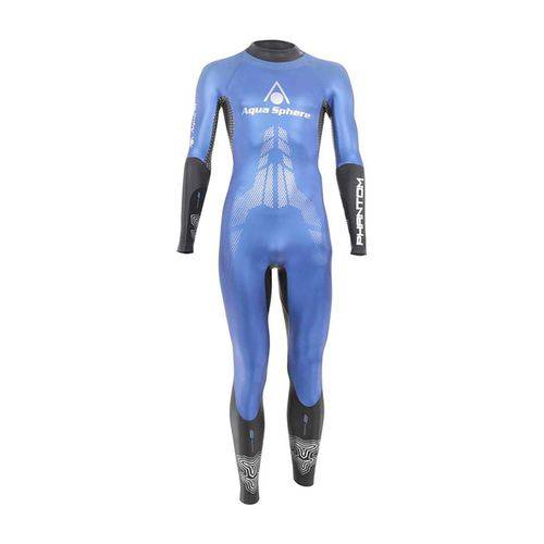 Roupa de Borracha Triathlon Masculina Phantom 2016 Aqua Sphere - Azul/Preto - S