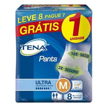 Roupa Íntima Tena Pants Plus Ultra M Leve 8 Pague 7
