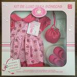 Roupa para Boneca - Kit Luxo Cupcake – Adora Doll – Laço de Fita