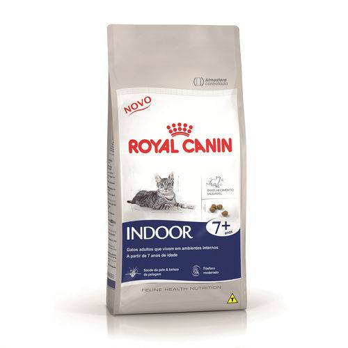 Royal Canin Indoor 7+ Ração para Gatos Adultos - 1,5Kg