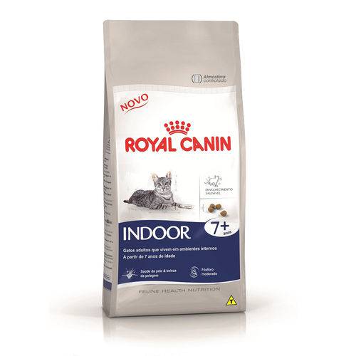 Royal Canin Indoor 7+ Ração para Gatos Adultos - 400g