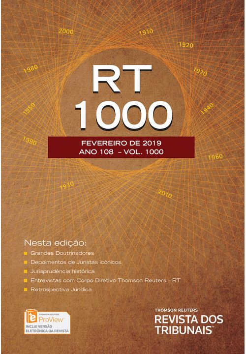 RT Revista dos Tribunais 1000