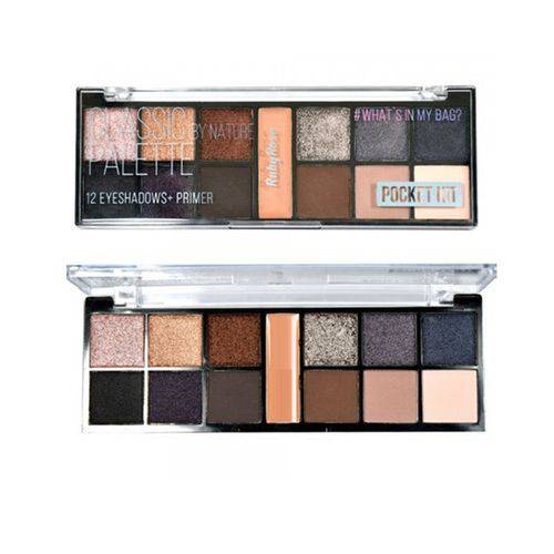 Ruby Rose Classic By Nature Palette 12 Sombras 1 Primer Hb-9943
