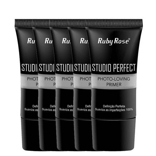 Ruby Rose - Combo 5 Unidades Primer Studio Perfect