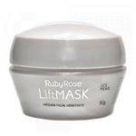 Ruby Rose - Máscara Facial Hidratante Lift Mask Ice Pearl com Colágeno HB-402