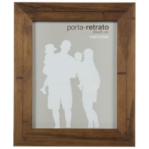 Rústico Porta-retrato 20 Cm X 25 Cm Castanho