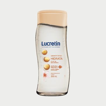 Sabonete Líquido Íntimo Lucretin Natural Protect Hidrata 200ml