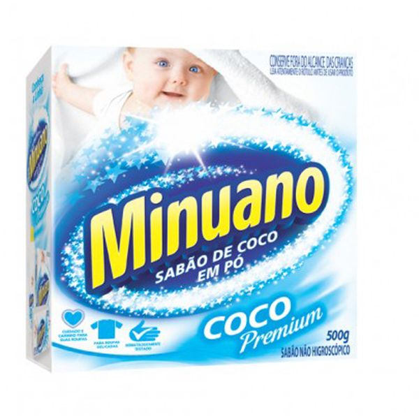 Sabão em Pó Minuano Coco 500g