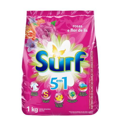 Sabão em Pó Surf Rosas e Flor de Liz 1kg