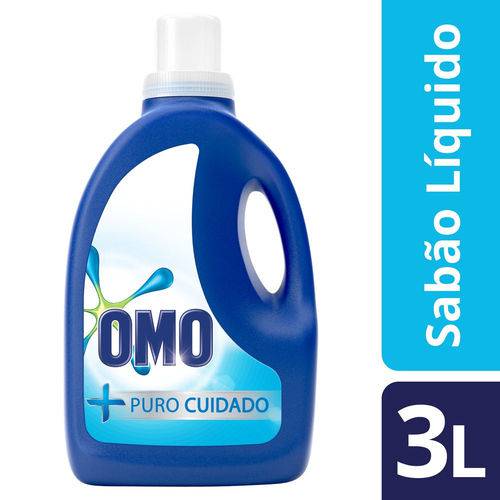 Sabao Liquido Omo + Puro Cuidado 3l