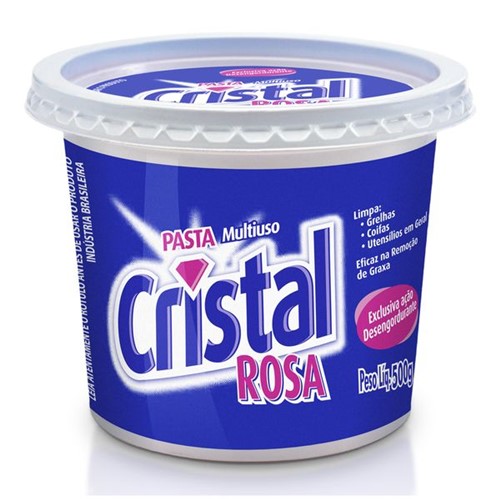 Sabao Pasta Cristal 500g Rosa