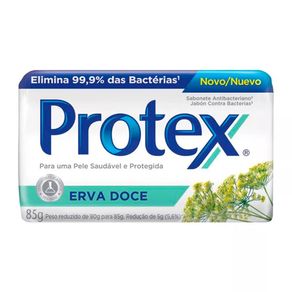 Sabonete Antibacteriano Erva Doce Protex 85g