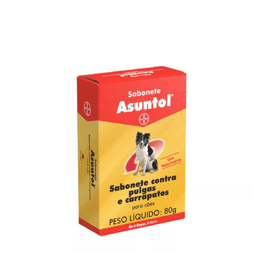 Sabonete Antipulgas Bayer Asuntol para Cães 80g