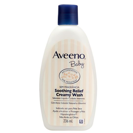 Sabonete Aveeno Baby Soothing Relief Creamy Wash 236ml