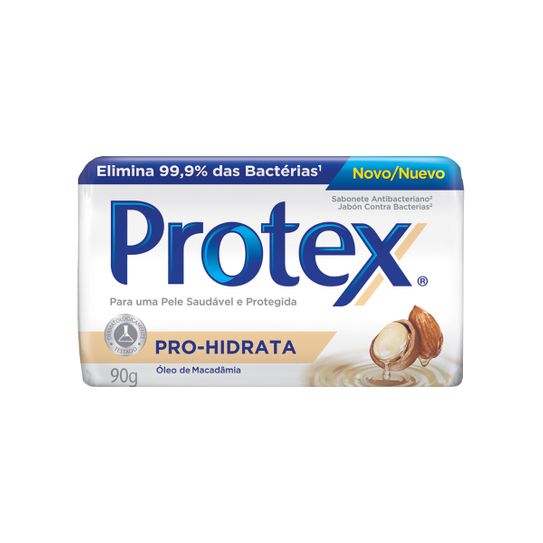 Sabonete Barra Antibacteriano Protex Macadâmia Pro Hidrata 90g