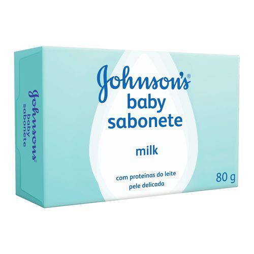 Sabonete Barra Milk Johnson's Baby 80g