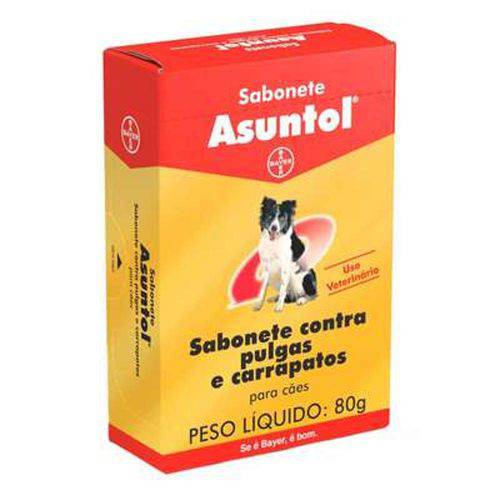 Sabonete Bayer Ectoparasiticida Asuntol - 80 Gr