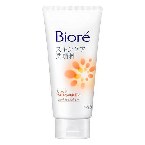 Sabonete Biore Skin Care Facial Foam 130g Rich Moisture