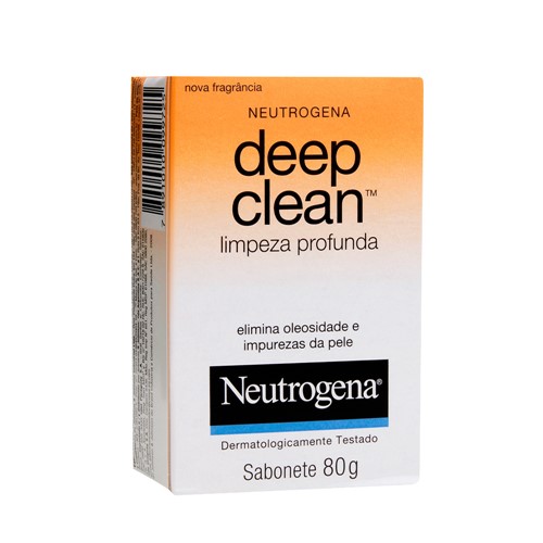 Sabonete Deep Clean Neutrogena Limpeza Profunda com 80g