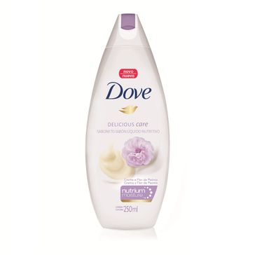 Sabonete Líquido Dove Delicious Care Creme e Flor de Peônia 250ml