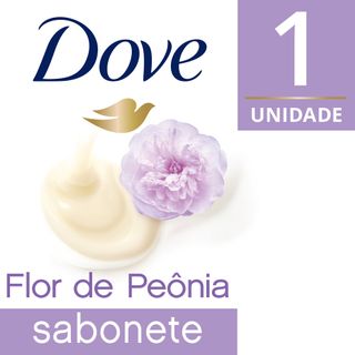 Sabonete Dove Leite Flor Peônia 90g