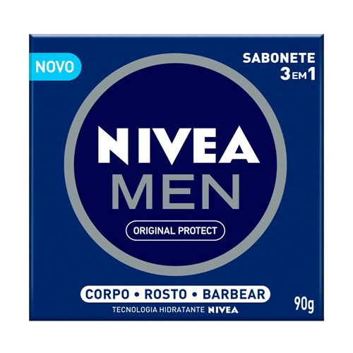 Sabonete 3 em 1 Nivea Men Original Protect com 90g