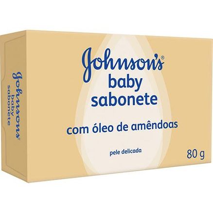 Sabonete em Barra Johnsons Baby Amendoa 80g