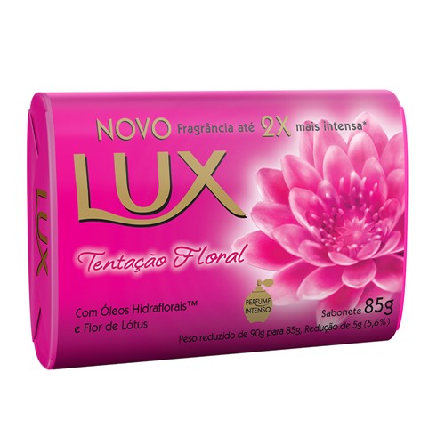 Sabonete em Barra Lux Tentação Floral Pink com 85g