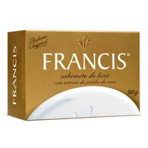 Sabonete Francis Branco com 90 Gramas