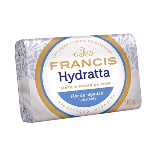 Sabonete Francis Hydratta Flor de Algodão Hidratante 90g