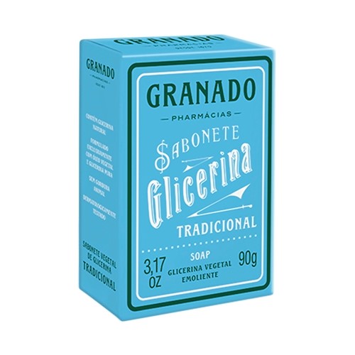 Sabonete Granado Glicerina Tradicional com 90g