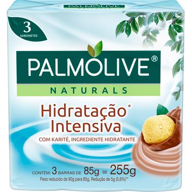 Sabonete Hidratação Intensa Palmolive 85g 3 Unidades