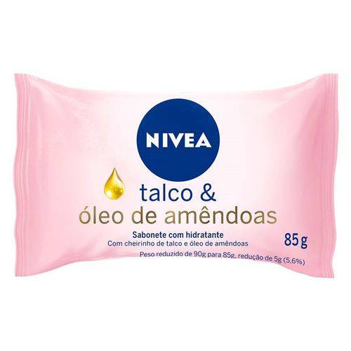 Sabonete Hidratante Nivea Talco e Óleo de Amêndoas 85g