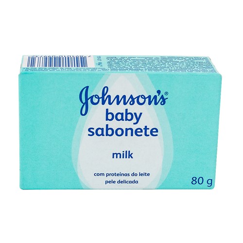 Sabonete Infantil Johnson's Baby Milk com 80g