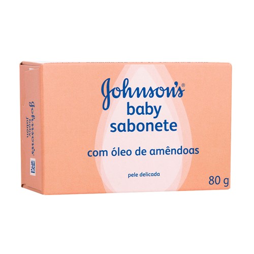Sabonete Infantil Johnson's Baby Óleo de Amêndoas com 80g